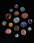 Organic Ceramic Wall Decor with 16 Rounded Pieces