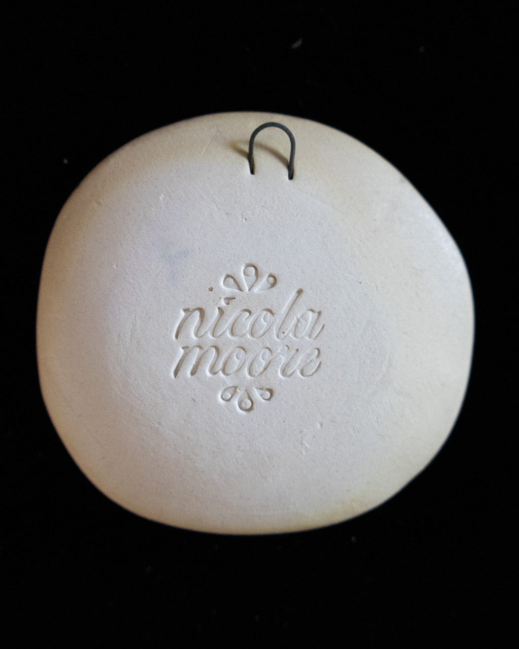 Organic Ceramic Wall Decor with 16 Rounded Pieces