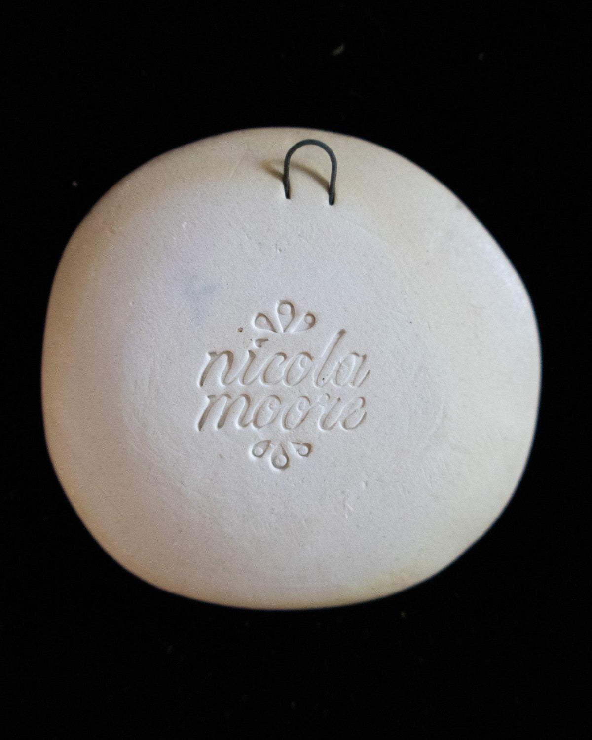 Organic Ceramic Wall Decor with 16 Rounded Pieces